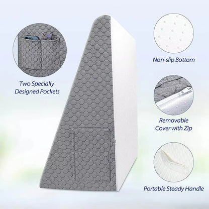 Memory Foam Wedge Pillow - Incline Support USA | WESERENITY